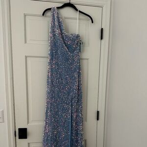 Sequince prom dress